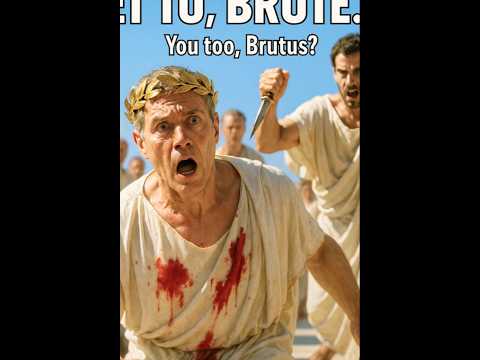 Caesar: Betrayed at High Noon #EtTuBrute #shortsfeed #RomanBetrayal