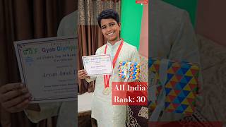 GOF Science Olympiad Gold Medal🏅#scienceolympiad #awards #goldmedal #olympiadexams #result #science