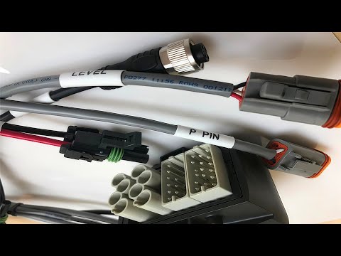 Mini HD Wire Harness - USB-C to DVI LVDS Cable Assembly for LCDs