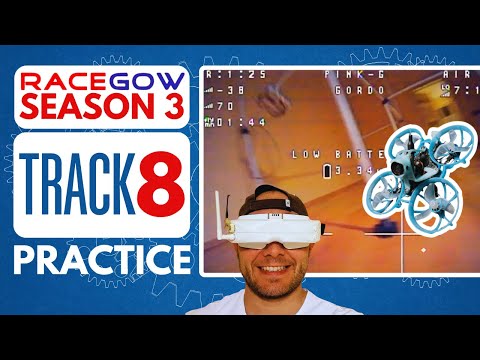 RaceGoW3 Track 8 Practice Video No.1 #tinywhoop #racegow #air65 #droneracing