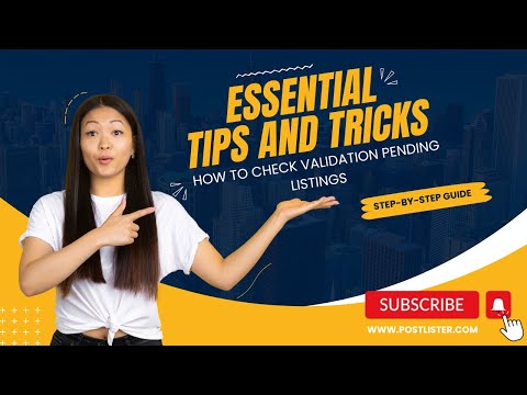 How to check validation pending listings | Classified Ads | Free Advertising website | Worldwide