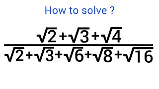 A Nice Radical Problem • Simplify Radical Expression