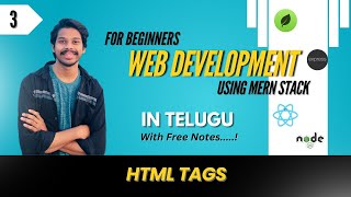 HTML Basic Tags in Telugu | Headings, Paragraphs, Links, and Images