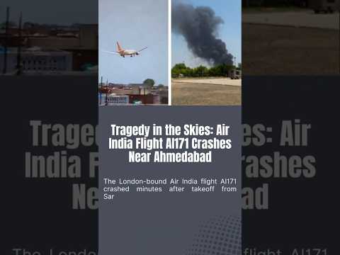 Tragedy in the Skies: Air India Flight AI171 Crashes Near Ahmedabad @Master.g-y3j
