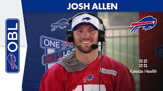 Josh Allen: Offseason Travels, Married Life, Underrated Part Of Camp | One Bills Live