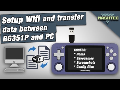 RG351P - How to Setup WiFi and transfer data between RG351P and your PC
