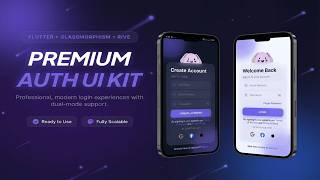 Flutter Authentication UI Kit | Login Signup UI | Rive Animation | Glassmorphism Design