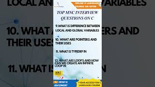 Top C Interview Questions part-3 | XpertChamps Insights #skillstruct