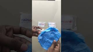 Disposable rain coat - card size (Rs.25 from makerbazar.in)