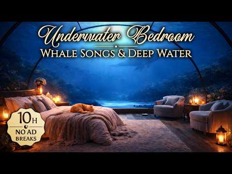 Underwater Bedroom 🐋 Relaxing Whale Songs & Deep Ocean Ambience [No Mid-Roll Ads]