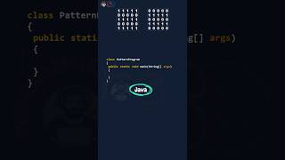 Tricky Java Pattern Program | Binary Pattern #shorts #java #shorts #softethics #programmer_one