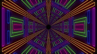 Abstract Tunnel VJ Motion Background ǁ Color Background ǁ Neon Background Video