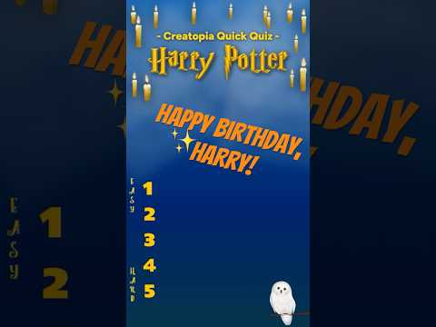 Harry Potter Birthday Quick Quiz: controversial ending ahead🪄🎂