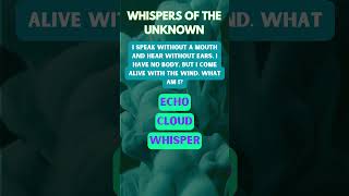 Enigma Unleashed! Dive into a Mesmerizing Riddle Extravaganza 🌟🧠 #brainchallengepuzzle #brainteasers