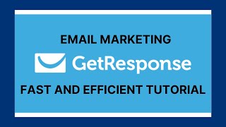 How to use GetResponse | GetResponse Tutorial