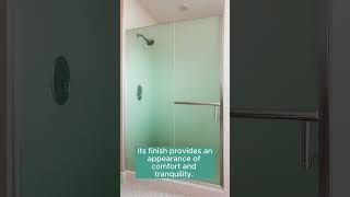 frosted glass  characteristics and benefits  #bathroom #glass #frostedglass