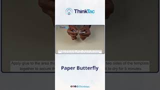 #paperbutterfly #paper #butterfly #thinktac #handsonscience #scienceexperiments #youtubeshort #short