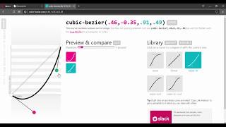 Create a CSS3 transition with Cubic Bezier and transition-timing-function