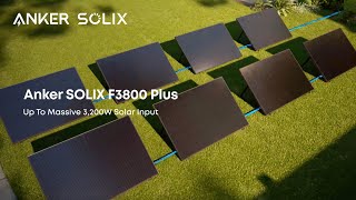 Anker SOLIX F3800 Plus | Up To Massive 3,200W Solar