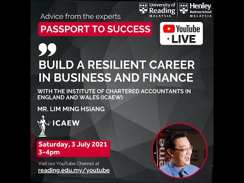 Advice from the Experts: Build a Resilient Career in Business and Finance