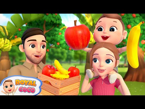 Apples And Bananas (Kids Songs) Cocomelon - Nursery Rhymes Ft. RoyalCoco | Kids Poems | Cartoons