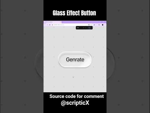 Glass Effect Buttons Are EASIER Than You Think with CSS #coding #webdesign #frontendcourse