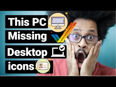 How to setting Desktop icons Display in Window 10, missing desktop icons problem solved, My computer