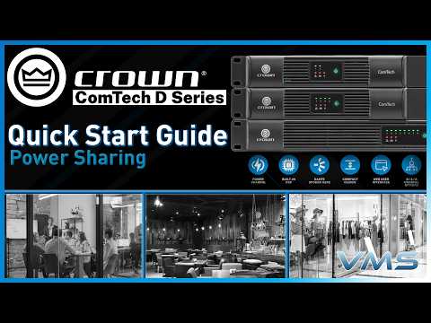 Power Sharing Feature | Crown Comtech D-Series Amplifiers