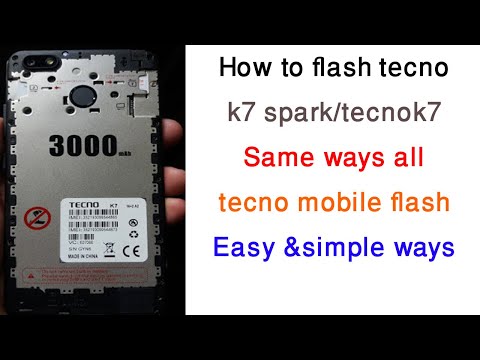 How to flash tecno k7 | all tecno mobile flash | Tech BD 20 New Video 2020 |
