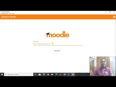 How to login on the MOODLE App on the phone or computer