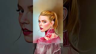 digital Art Anya Taylor Joy #art #digitalart #painting #shorts #shortsvideo #digitalpainting