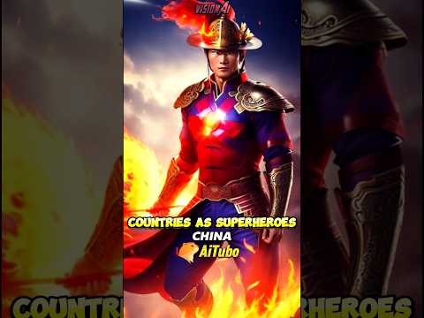 Countries as Superheroes 😱💥Ai generated🔥|Aitubo #ai #leonardoai #shorts #superhero #marvel