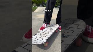How to Safely master the old school kickflip #freestyleskateboarding