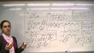 Algebraic Exponent Examples