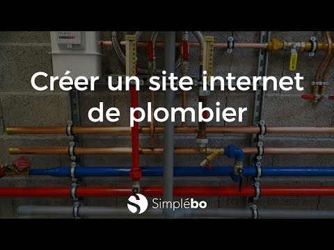 Créer un site internet de plombier avec Simplébo