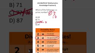 ASVAB/PiCAT Math Knowledge Practice Test Question: Prime Numbers #acetheasvab with #grammarhero