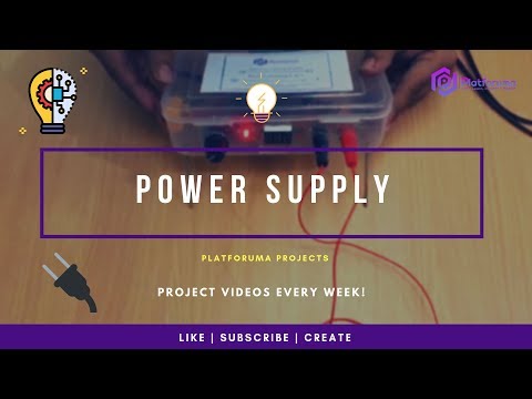 Power Supply Project | Variable Power Supply ⚡⚡ | Platforuma Projects #5