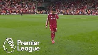 Mohamed Salah shows emotion after Reds' moving win over Bournemouth | Premier League | NBC Sports