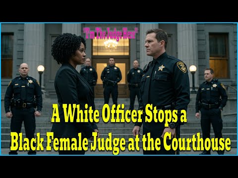 A White Officer Stops a Black Female Judge at the Courthouse. Wait Until You See What Happens!