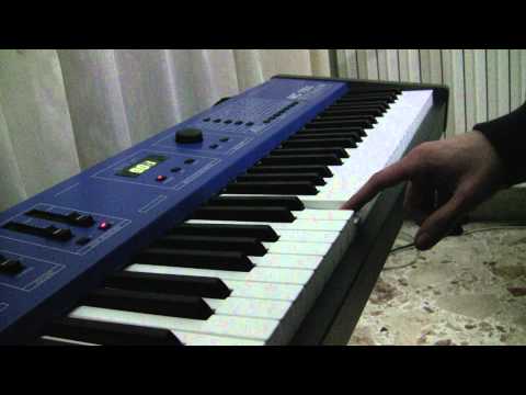 Rammstein-Sehnsucht or Die Krupps-Crossfire original sound on keyboard (Oberheim MC1000)