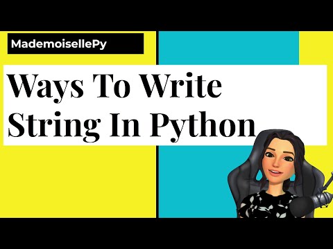 Different ways to write String in Python