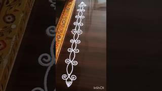 #simplerangoli #sideborders #muggulu #art #borderrangoli #sideborderdesigns #aashritareddymuggulu