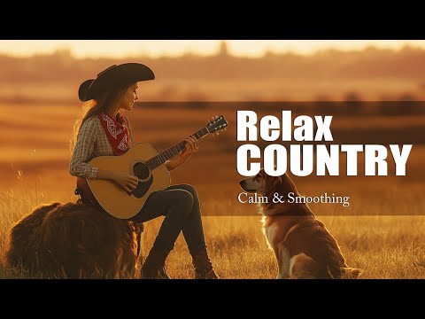 【Country Relax 3】Calm & Chill Country Music Playlist 🎶 For Relax, Work,   Study & Coffee Shop.
