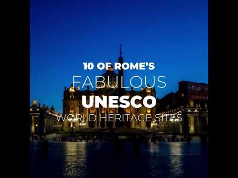 Rome's 10 Fabulous UNESCO World Heritage Sites #shorts #worldheritagesites #authenticvacations