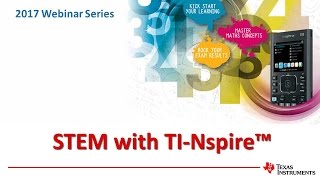 STEM with TI-Nspire, TI-Innovator, Coding and the Lab Cradle