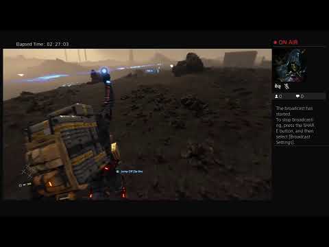 Death Stranding setting up a delivery network