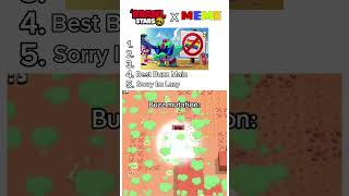 The End😭 Top 5 Memes In Brawl Stars #brawlstar #brawlstars
