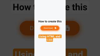 ✨ Create a Stunning Download Button Hover Effect with HTML & CSS | Web Dev Short