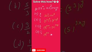 Solve this how ❓🤔 #shortsfeed #exponents #maths  #exponenttricks #trending #viralshorts #viral video