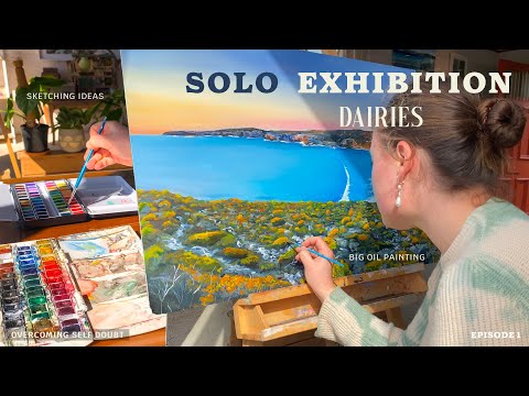 SOLO EXHIBITION DAIRIES 💌 Overcoming Self Doubt as a Self-Taught Artist